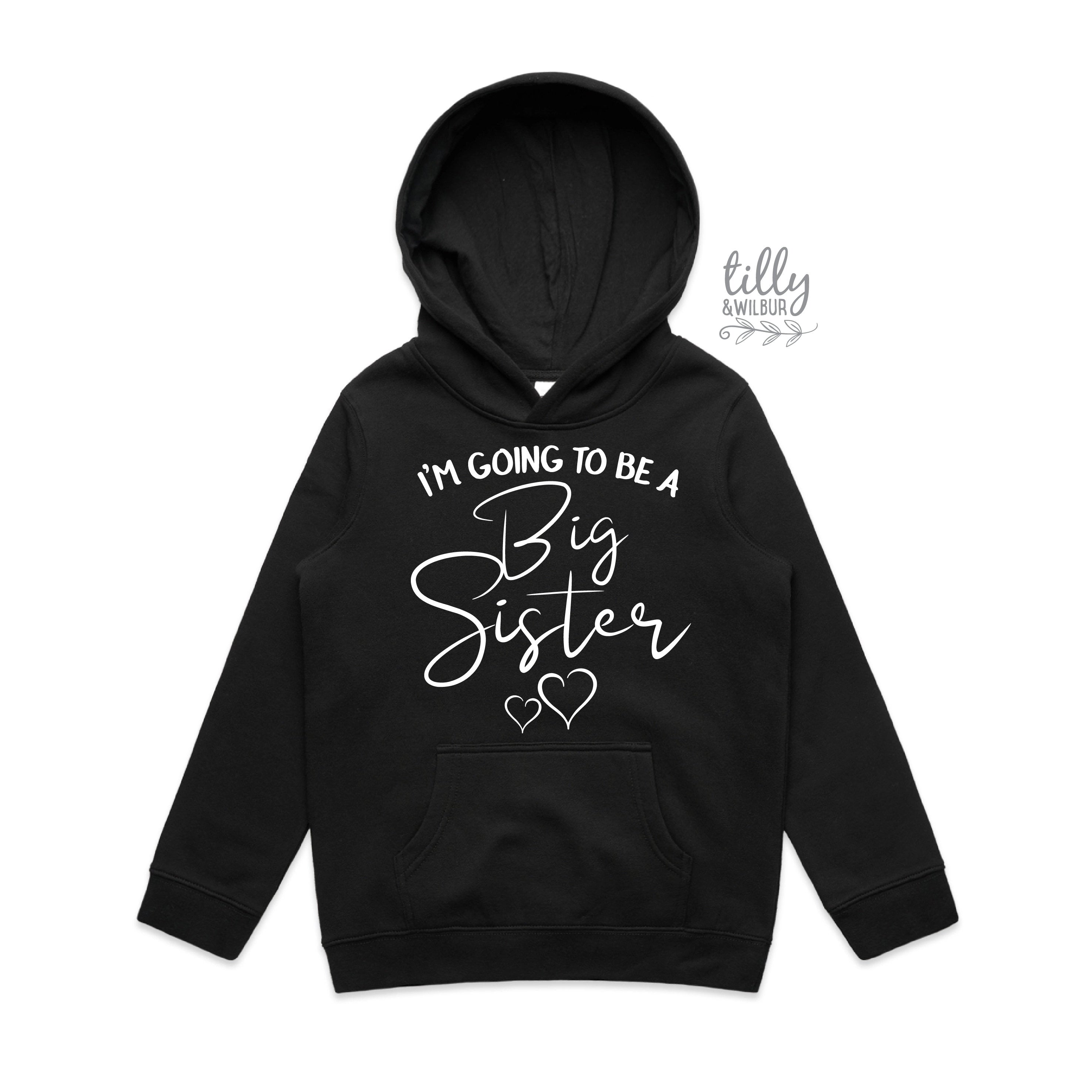 Big Sister Hooded Jumper - Cozy Pullover Sweatshirt for Women | Perfect for Casual Wear, Lounge & Family Outings