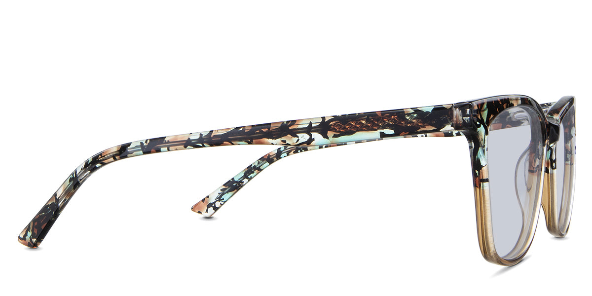 Paisley Print Women's Prescription Tinted Glasses - Stylish & UV Protection for Outdoor Activities, Driving, and Fashion Accessories