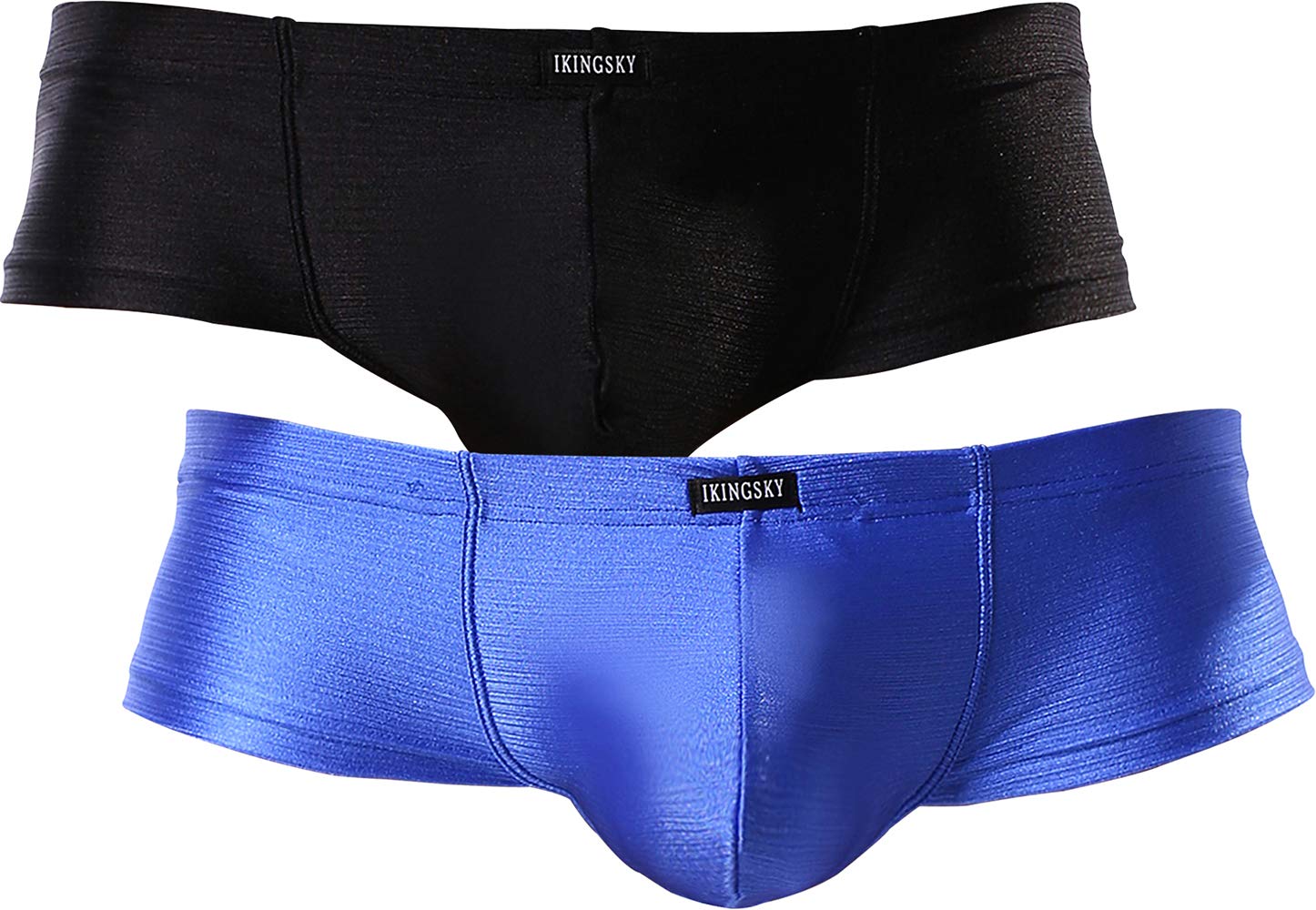IKINGSKY Men's Sexy Thong Underwear - Breathable Mini Cheeky Boxer Briefs for Comfort & Style - Perfect for Gym, Sleepwear & Intimate Moments