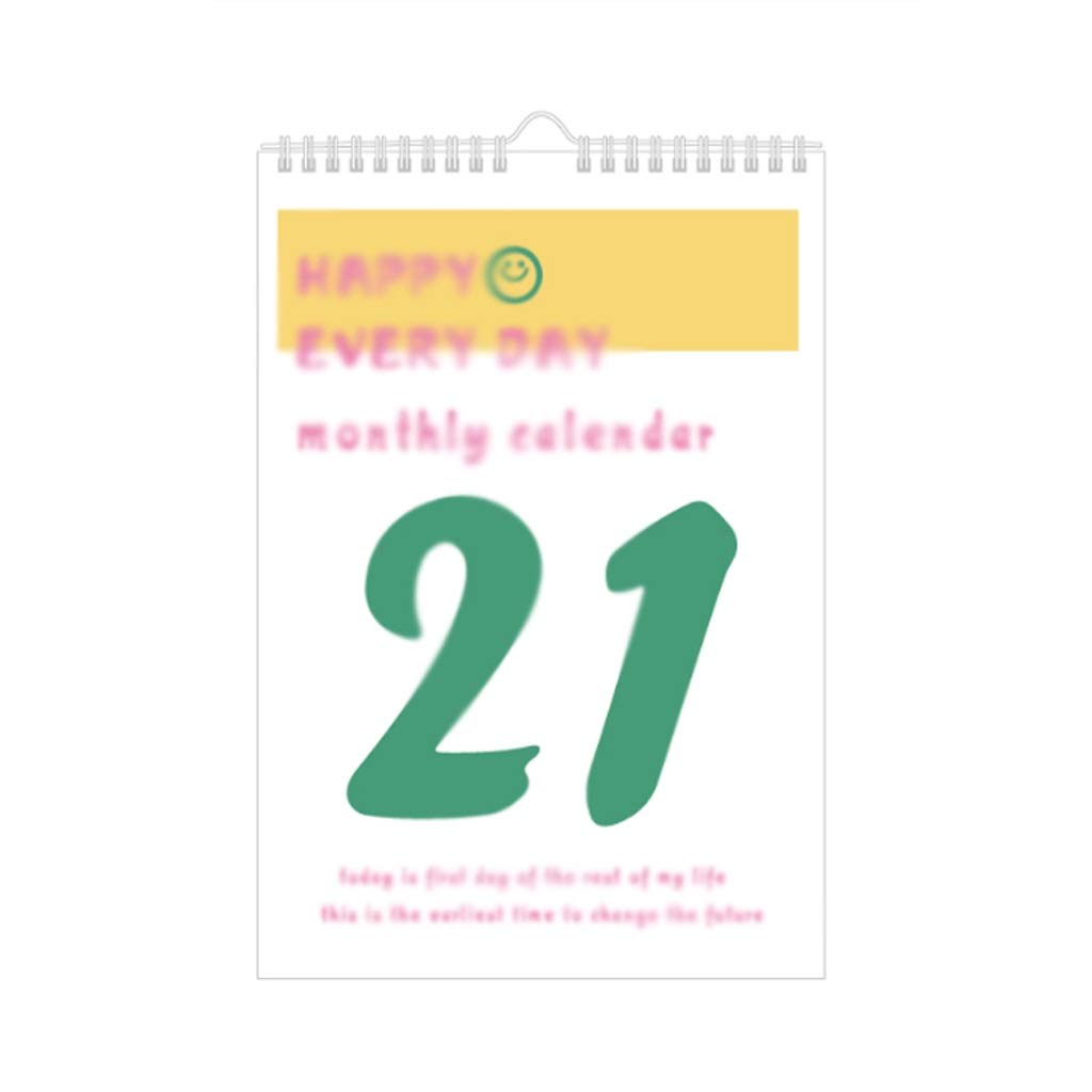 2024 Mini Wall Calendar - 8.2x11.5 Inch Monthly Tear-Off Hanging Schedule Planner | Creative Home & Office Wall-Mounted Organizer for Kitchen, Bedroom, or Workspace