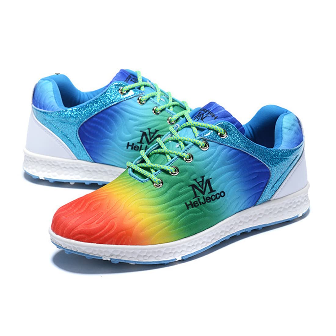 Women's Lightweight Golf Sneakers - Colorful Fashion Walking & Running Shoes for Female Golfers | Perfect for Golf Training, Casual Wear & Outdoor Activities
