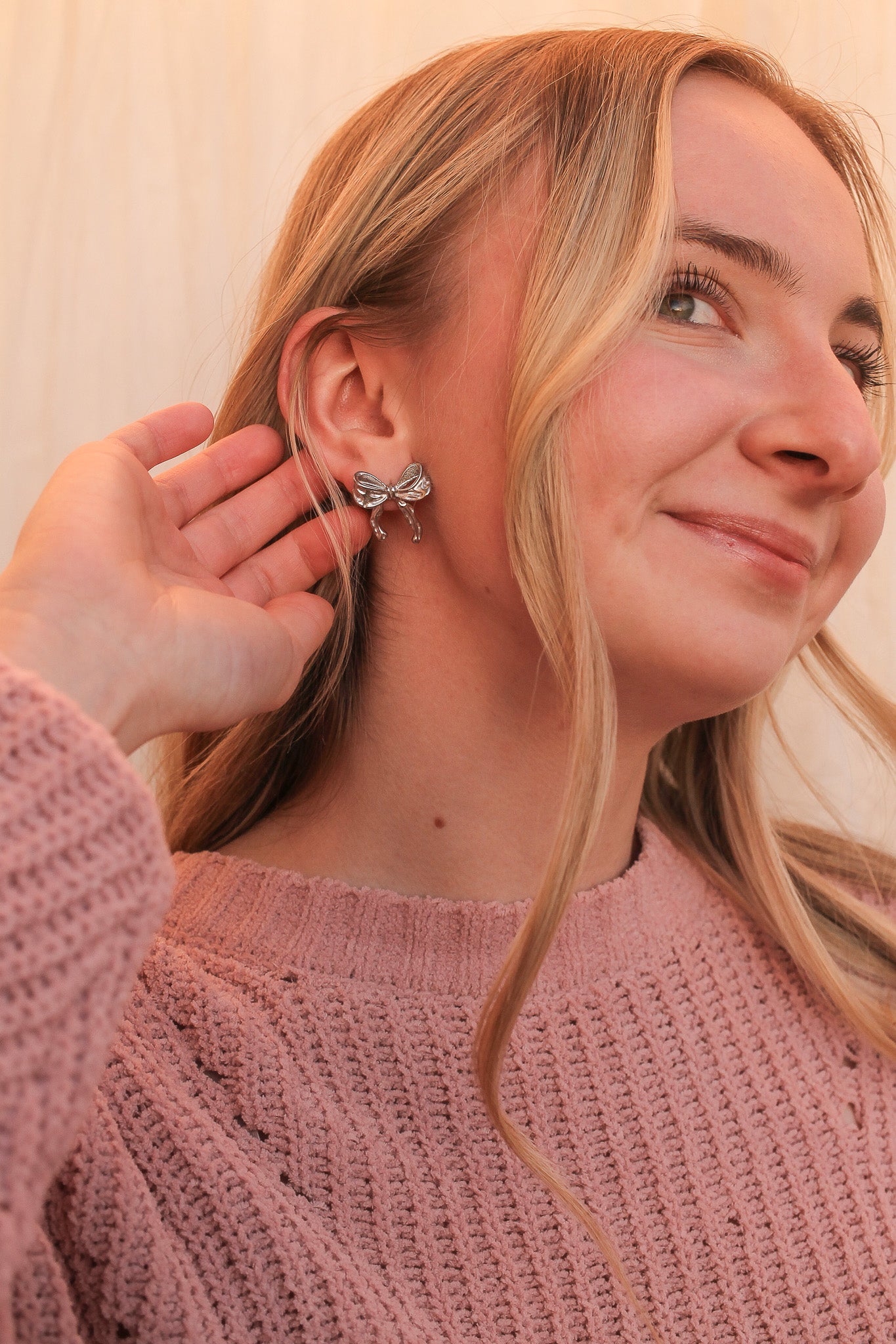 Millie Bow Stud Earrings for Women - Elegant Crystal Rhinestone Jewelry Gift for Girls, Perfect for Weddings, Parties & Everyday Wear