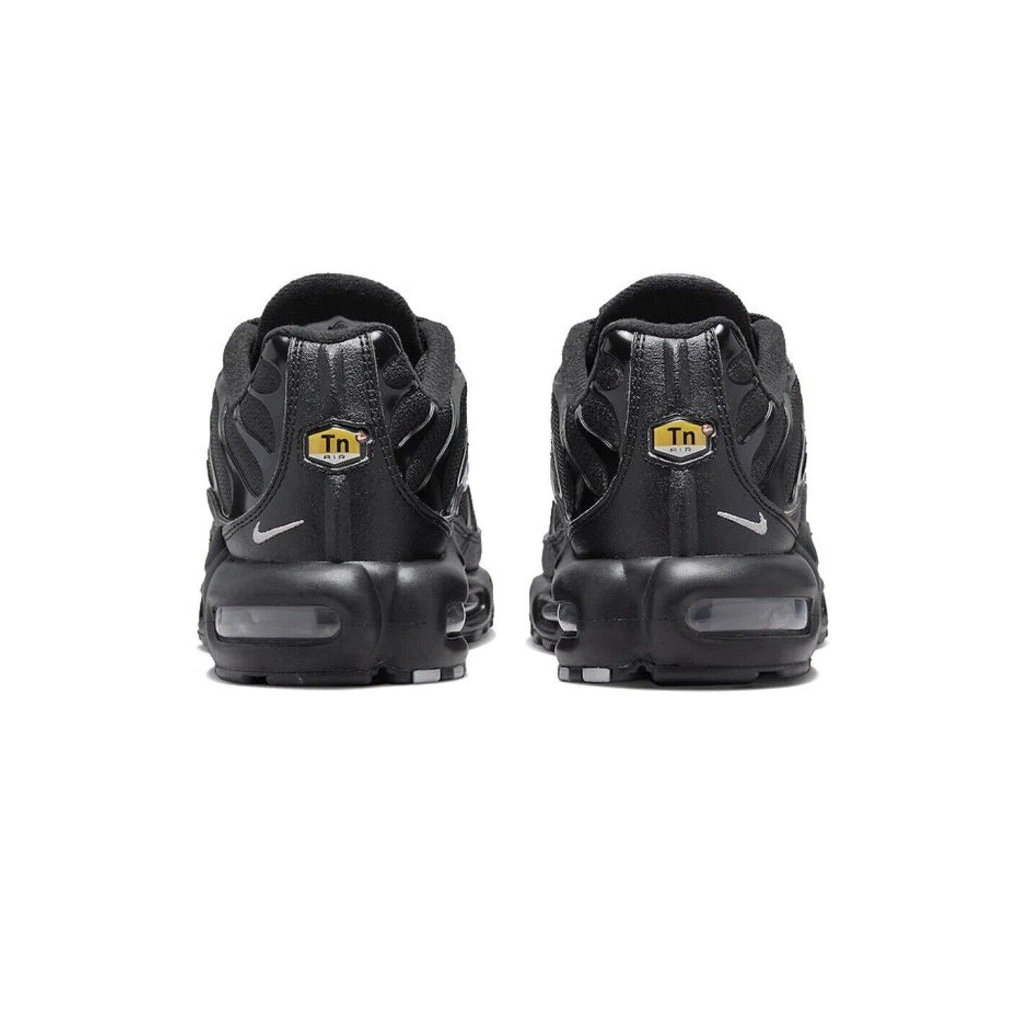 Nike Air Max Plus TN 'Mini Swoosh Black Silver' Men's Running Shoes 2022 - Lightweight Cushioned Sneakers for Gym Workouts & Streetwear Fashion