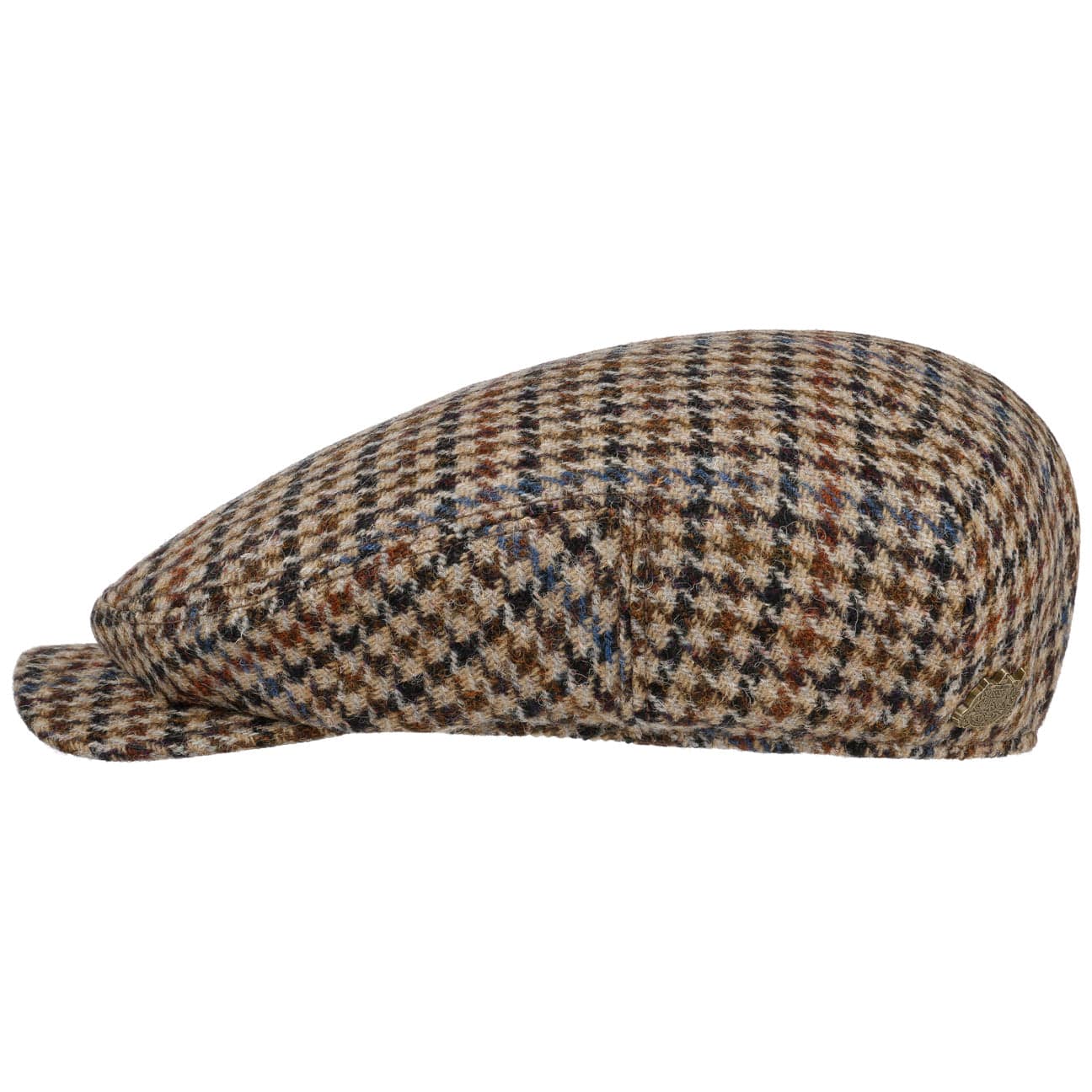 Stetson Harris Tweed Long Peak Flat Cap - Classic Wool Hat for Men | Perfect for Outdoor Activities, Casual Wear & Winter Fashion