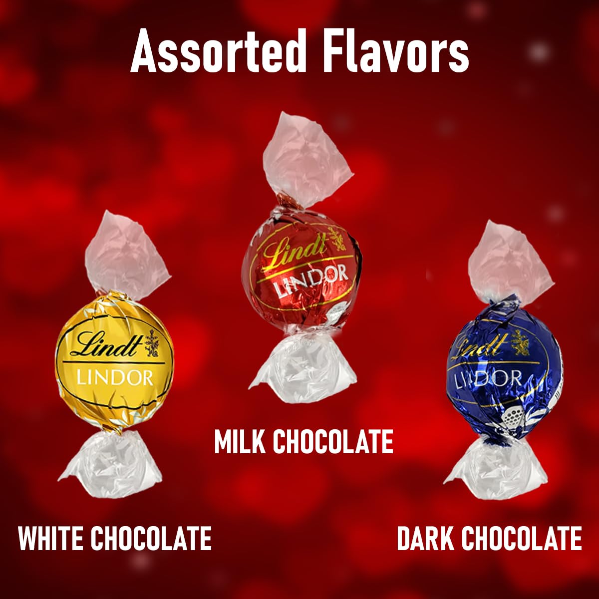 Premium Assorted Milk Chocolate Truffles Gift Box - 50PCS Individually Wrapped Dark, White & Milk Chocolate Candies with Smooth Melting Centers - Perfect for Mother's Day Gifts, Valentine's Day, Birthday Presents & Corporate Events