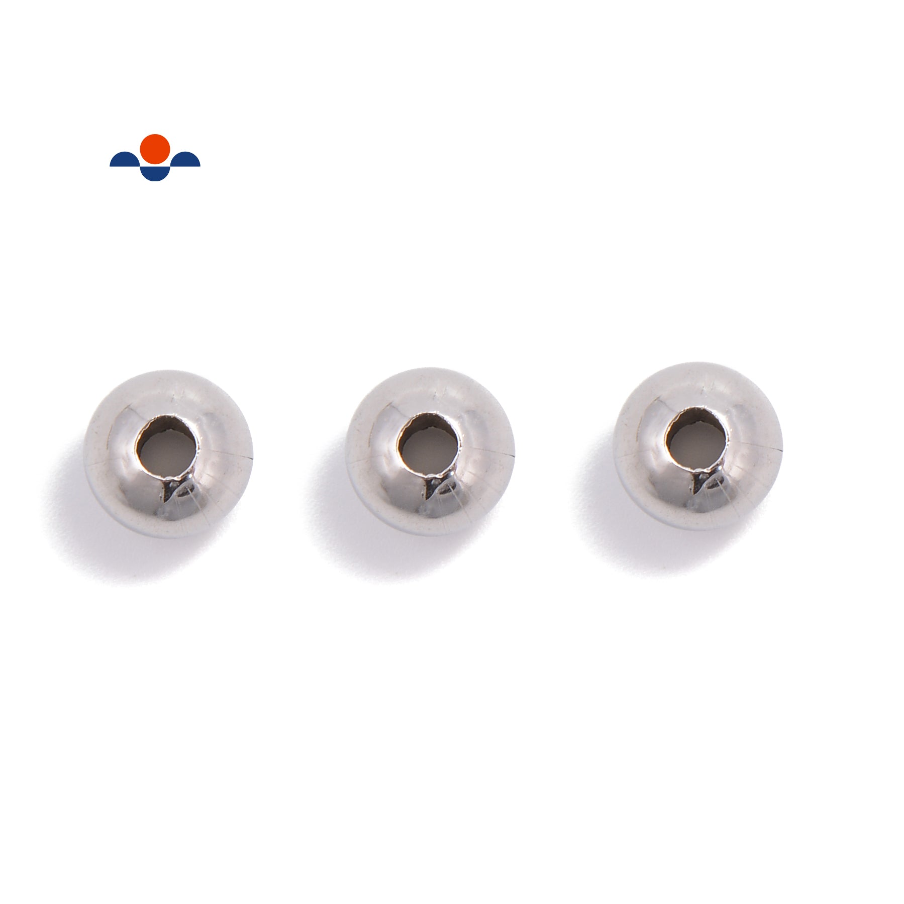 304 Stainless Steel Ball Beads Spacer 3mm 4mm 5mm - Small & Large Hole Jewelry Making Supplies - Perfect for DIY Bracelets, Necklaces & Craft Projects (Sold per Bag)