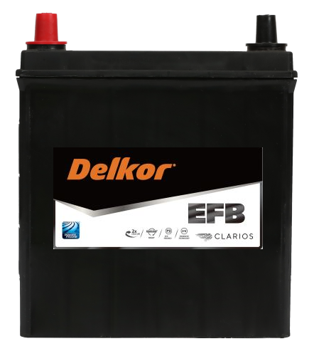 Delkor M42REFB EFB Battery - Replacement for Varta M42REFB & MF40ZR - Perfect for European Cars, Start-Stop Systems & Heavy-Duty Vehicles