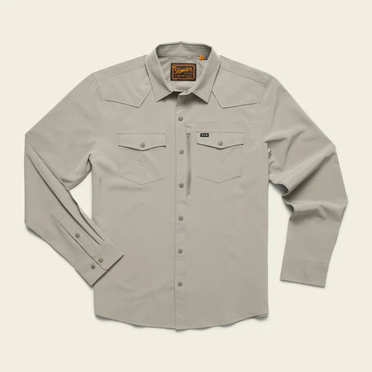 Men's Emerger Tech Long Sleeve Shirt - Moisture Wicking, Quick Dry, UPF 50+ Sun Protection for Hiking, Running & Outdoor Activities