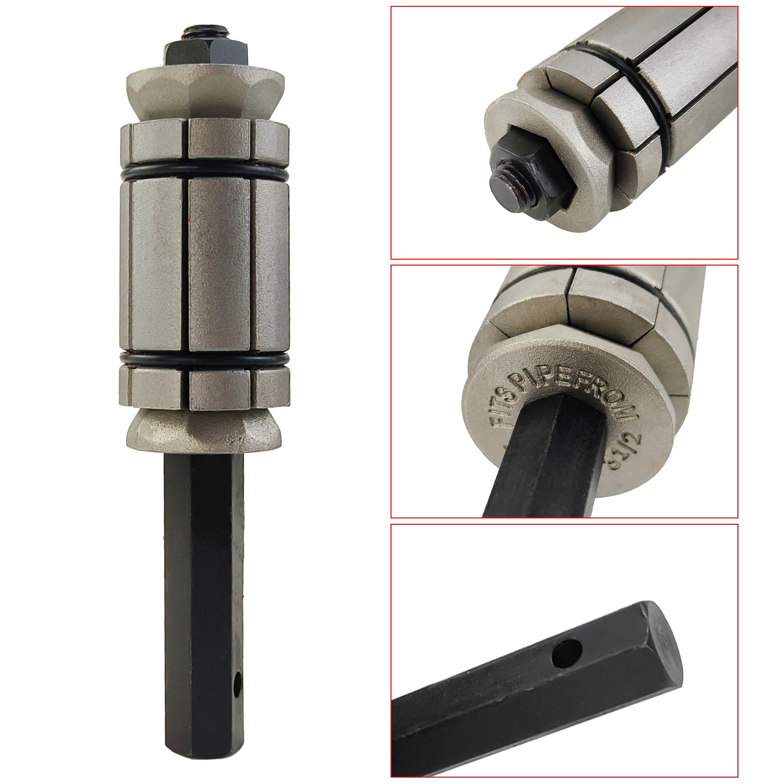 3PCS Car Tail Pipe Expander Tool Kit (1-1/8