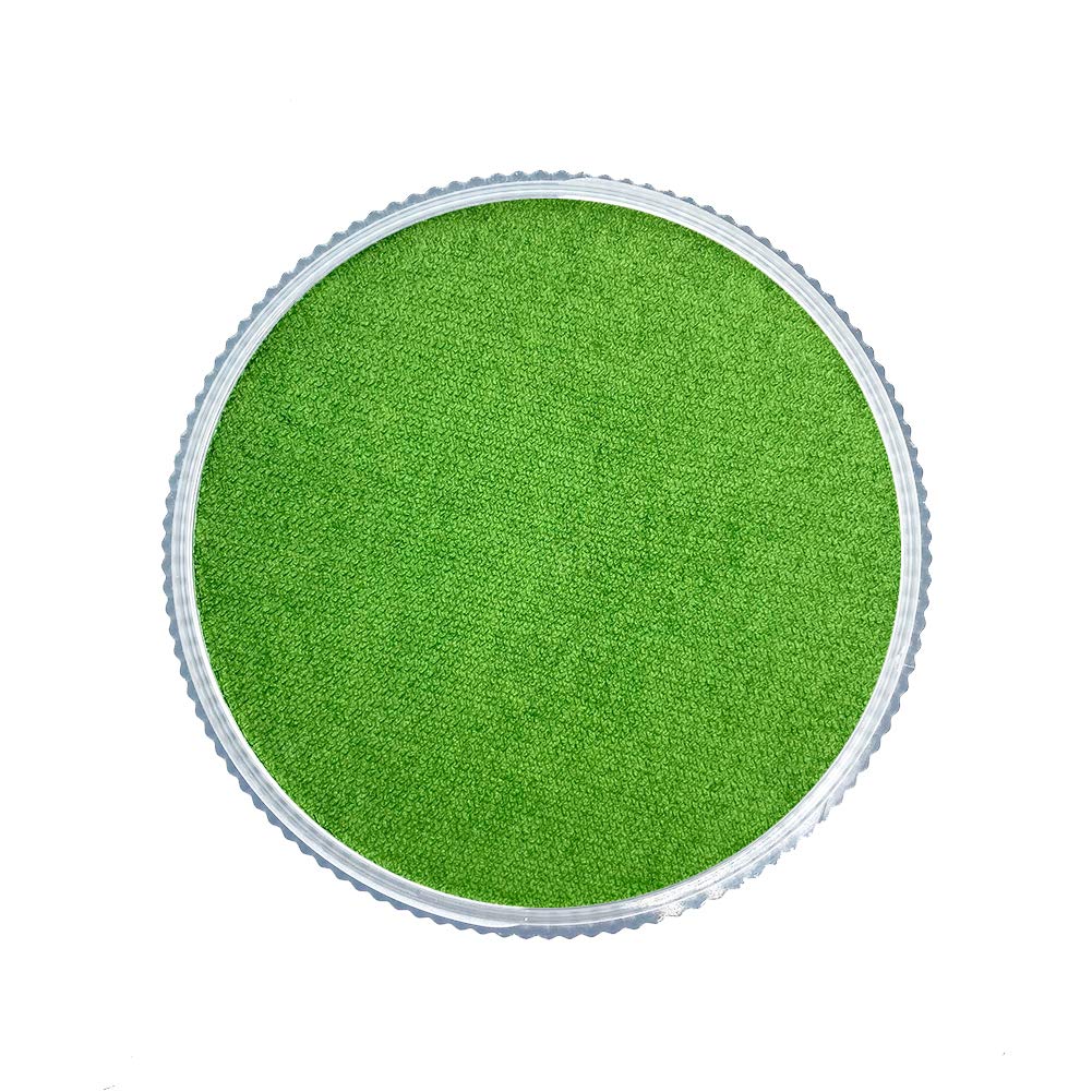 TAG Face Paints - Pearl Lime (32g) | Professional Water-Based Face & Body Paint for Halloween, Cosplay, Theater & Festivals | Safe for Kids & Adults