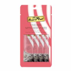 Premium Chicken & Beef Puree Cat Treats - Grain-Free, High-Protein Soft Pate for Kittens & Adult Cats - Perfect for Training, Rewards & Picky Eaters