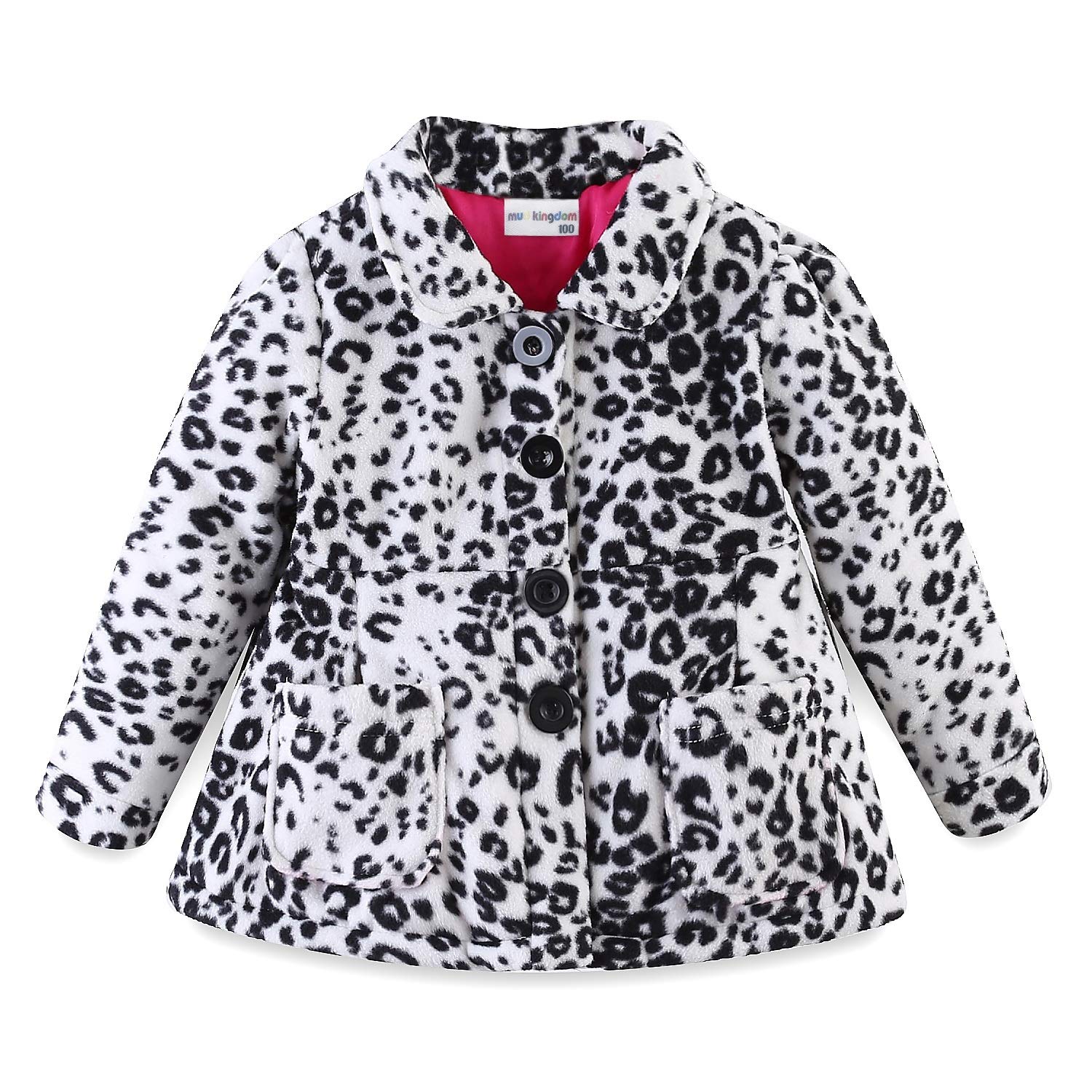 **Mud Kingdom Girls' Fleece Jacket - Soft & Warm Winter Coat for Toddlers & Kids - Perfect for Outdoor Play & School**