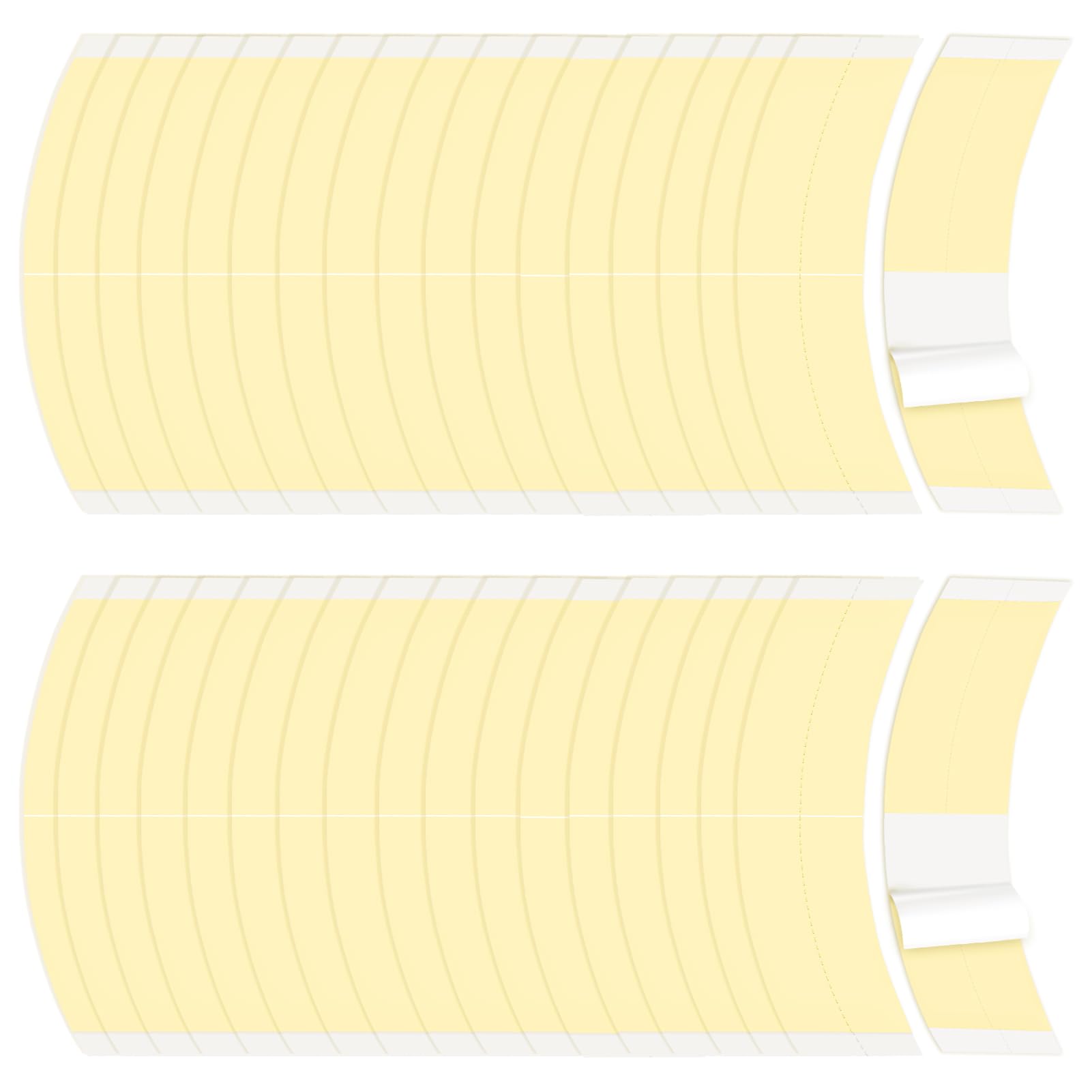 Vlasy 144 Pieces Wig Tape - Double Sided Toupee Tape, Waterproof & Invisible Hair Adhesive for Lace Front Wigs, Full Cap Wigs & Hair Extensions - Strong Hold for All-Day Wear (Perfect for Daily Use, Cosplay & Special Events)