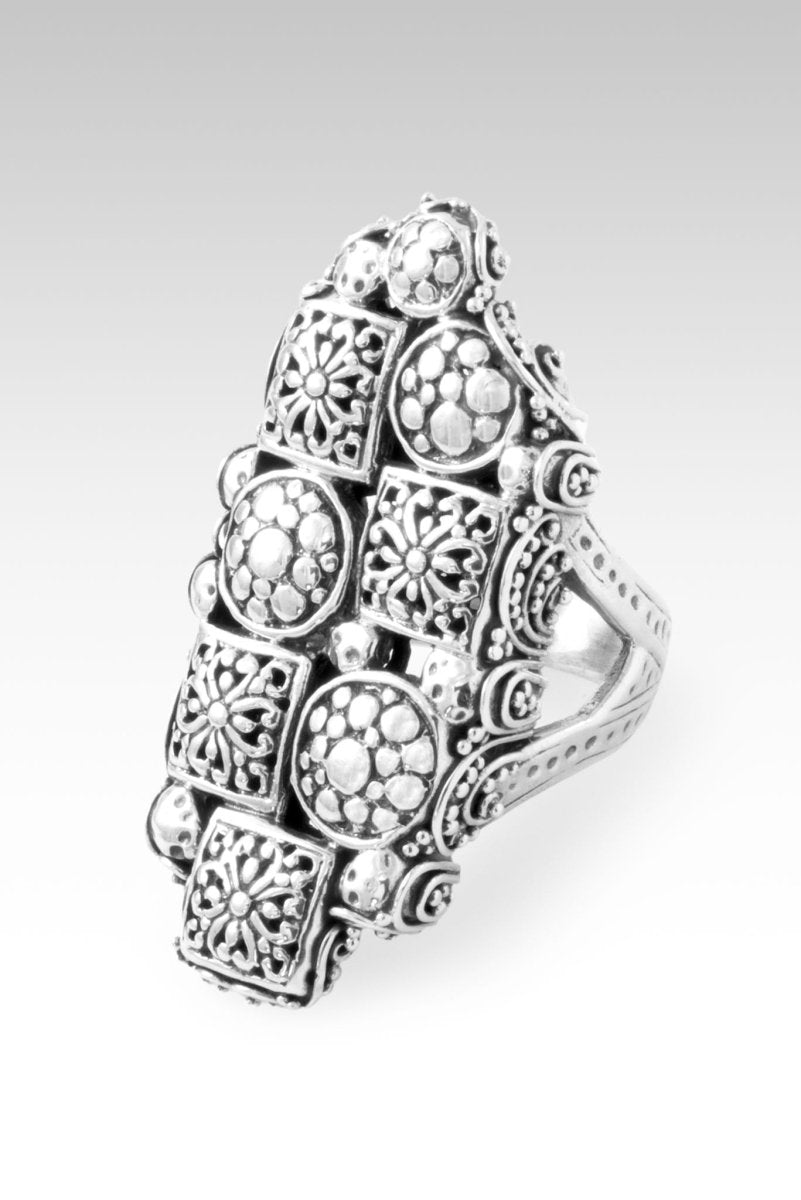 Pearly Gates Ring™ by Janyl Adair - Elegant Sterling Silver Statement Ring for Women | Perfect for Weddings, Parties & Special Occasions