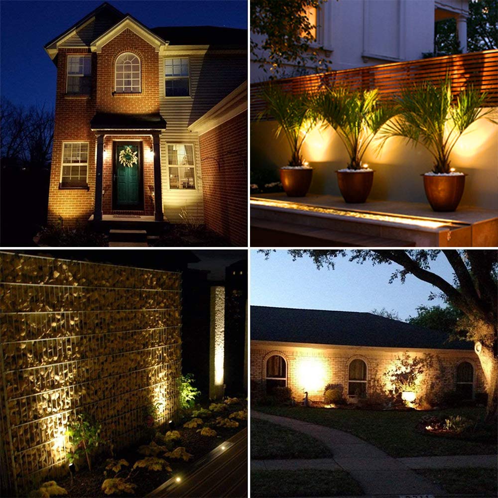 5W Warm White Outdoor LED Landscape Lights - Waterproof Garden & Yard Path Lighting for Decorative Walls, Trees, Flags - Perfect for Driveway, Walkway, Patio & Backyard Ambience
