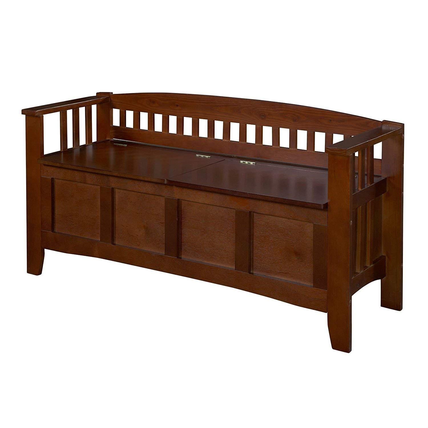 Stylish Storage Accent Bench with Hidden Compartment - Perfect for Entryway, Bedroom & Living Room Organization