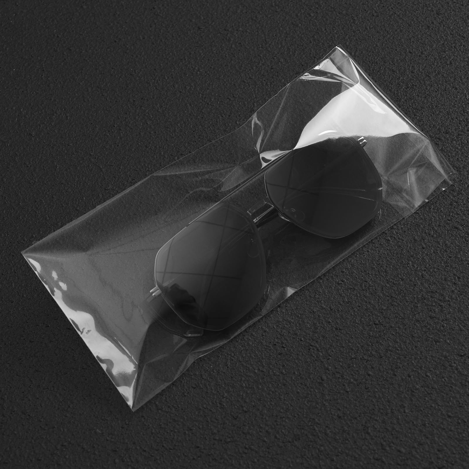 200 Pack 4x9 Inch Clear Resealable Cellophane Bags - Self Adhesive Cookie Candy Jewelry Packaging Bags for Gifts, Samples, Cookies, Treats - Perfect for Bakery, Party Favors, Retail Display & Small Business Packaging