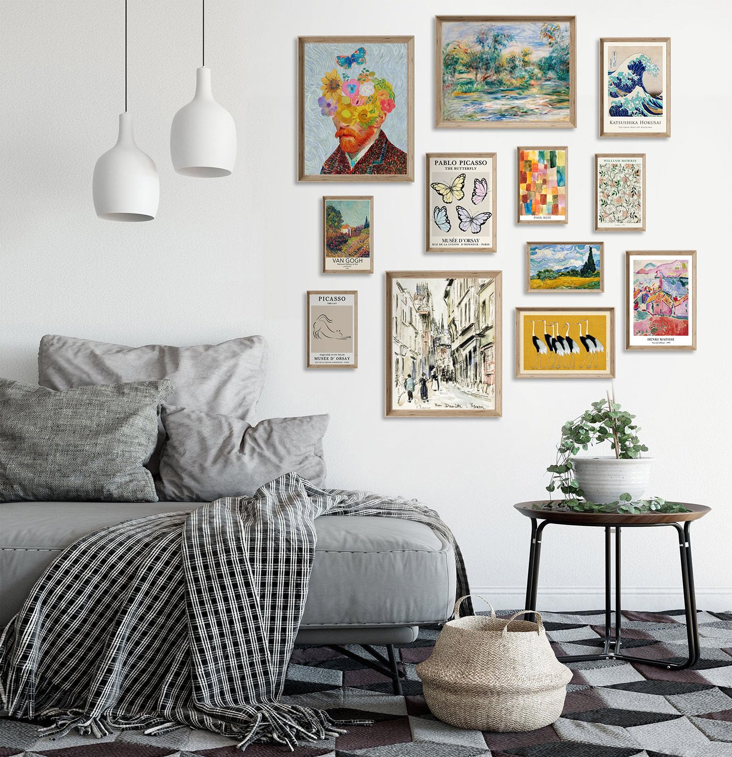 Eclectic & Maximalist Wall Art Prints - Trendy Famous Artist Painting Posters for Bedroom, Bathroom & Gallery Walls | Minimalist & Funky Room Aesthetic Decor | Perfect for Bohemian, Modern & Eclectic Home Decor Styles