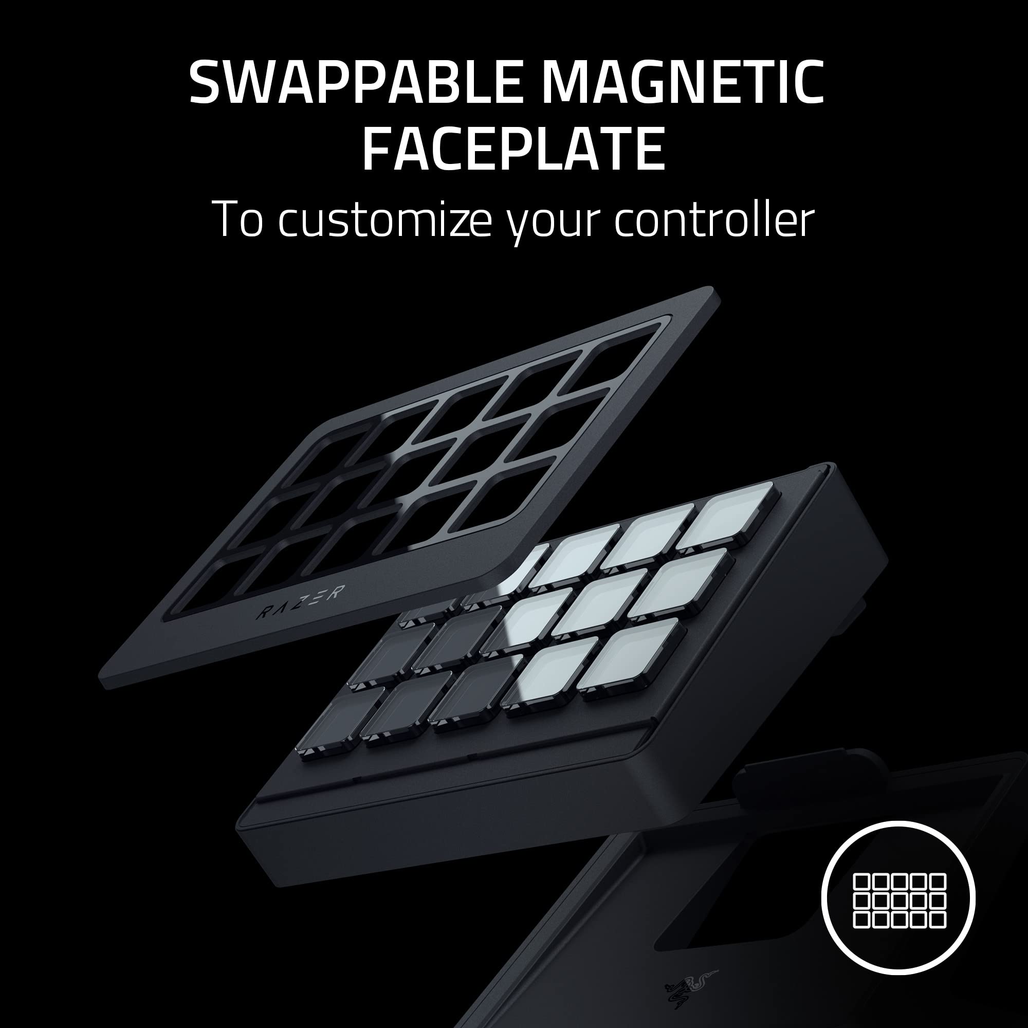 Razer Stream Controller X - Professional All-in-One Streaming Keypad with 15 Customizable Switchblade Buttons, Multi-Link Macros & Magnetic Faceplate for PC & Mac | Perfect for Twitch, YouTube & Discord Streamers