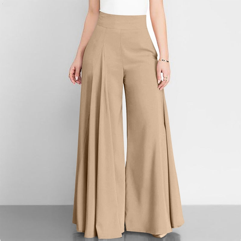 Elegant High Waist Pants for Women - Comfortable Stretchy Trousers for Office, Travel & Casual Wear
