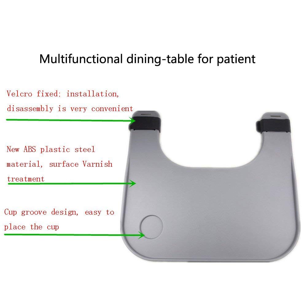 Universal Wheelchair Lap Tray with Cup Holder - Adjustable 52-58cm (16-20 Inch) Fits Manual & Electric Wheelchairs - Portable Medical Table for Adults & Kids - Perfect for Meals, Reading, and Laptop Use