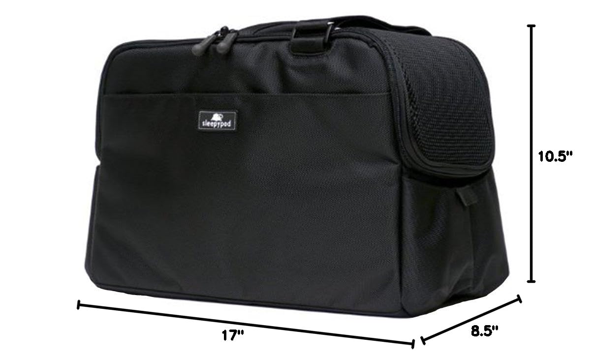 Sleepypod Atom Pet Carrier - Lightweight & Airline Approved Dog & Cat Travel Carrier for Small Pets - Perfect for Air Travel, Road Trips & Vet Visits