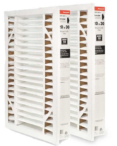 Honeywell FC40R1029 20x30 Air Filter, Pack of 2 - Replacement Return Grill Media Filter for HVAC Systems, Furnaces & Air Purifiers - Improves Indoor Air Quality in Homes & Offices