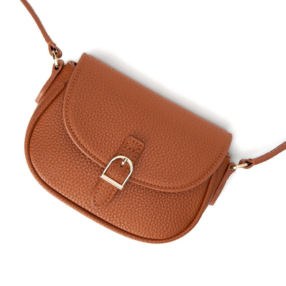 Premium Camel Leather Crossbody Bag for Women - Stylish & Durable Handbag for Everyday Use, Travel, and Work