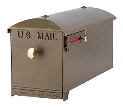 Old World Imperial Mailbox - Estate Size Bronze Mailbox with Free Shipping | Durable Outdoor Mailbox for Home, Farmhouse, or Vintage Style Garden