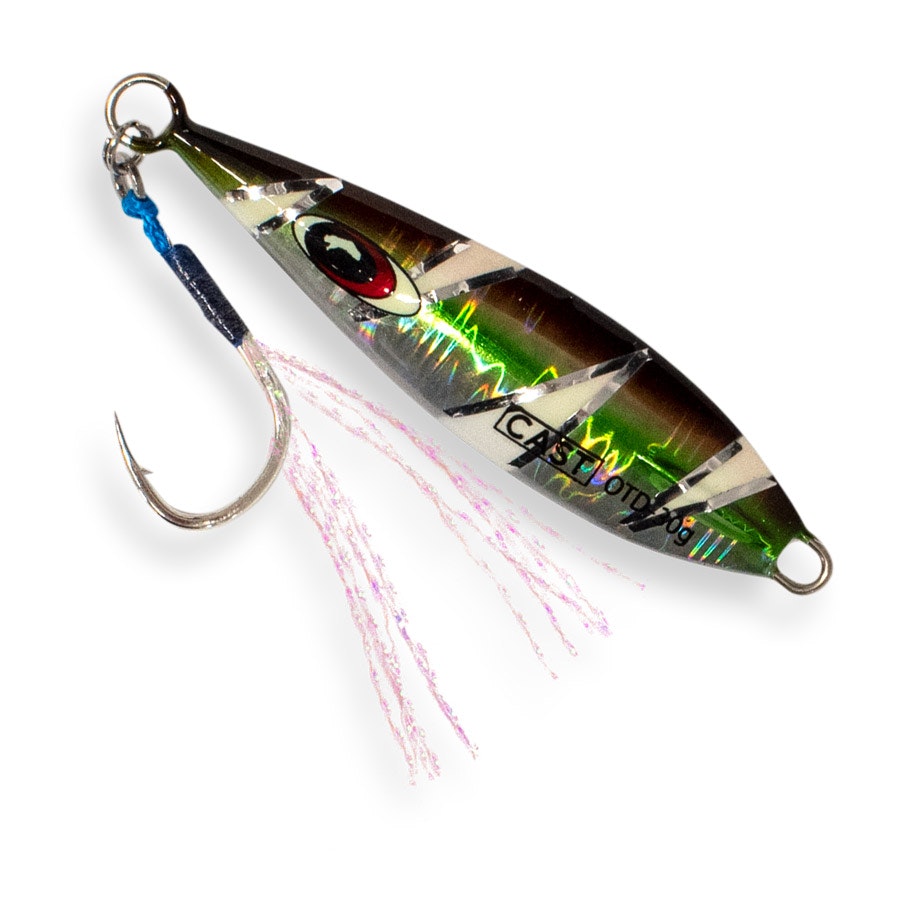 Cast Slow Pitch Jig 30g - Premium Saltwater Fishing Lure for On The Drop Technique - Perfect for Deep Sea, Offshore, and Bottom Fishing