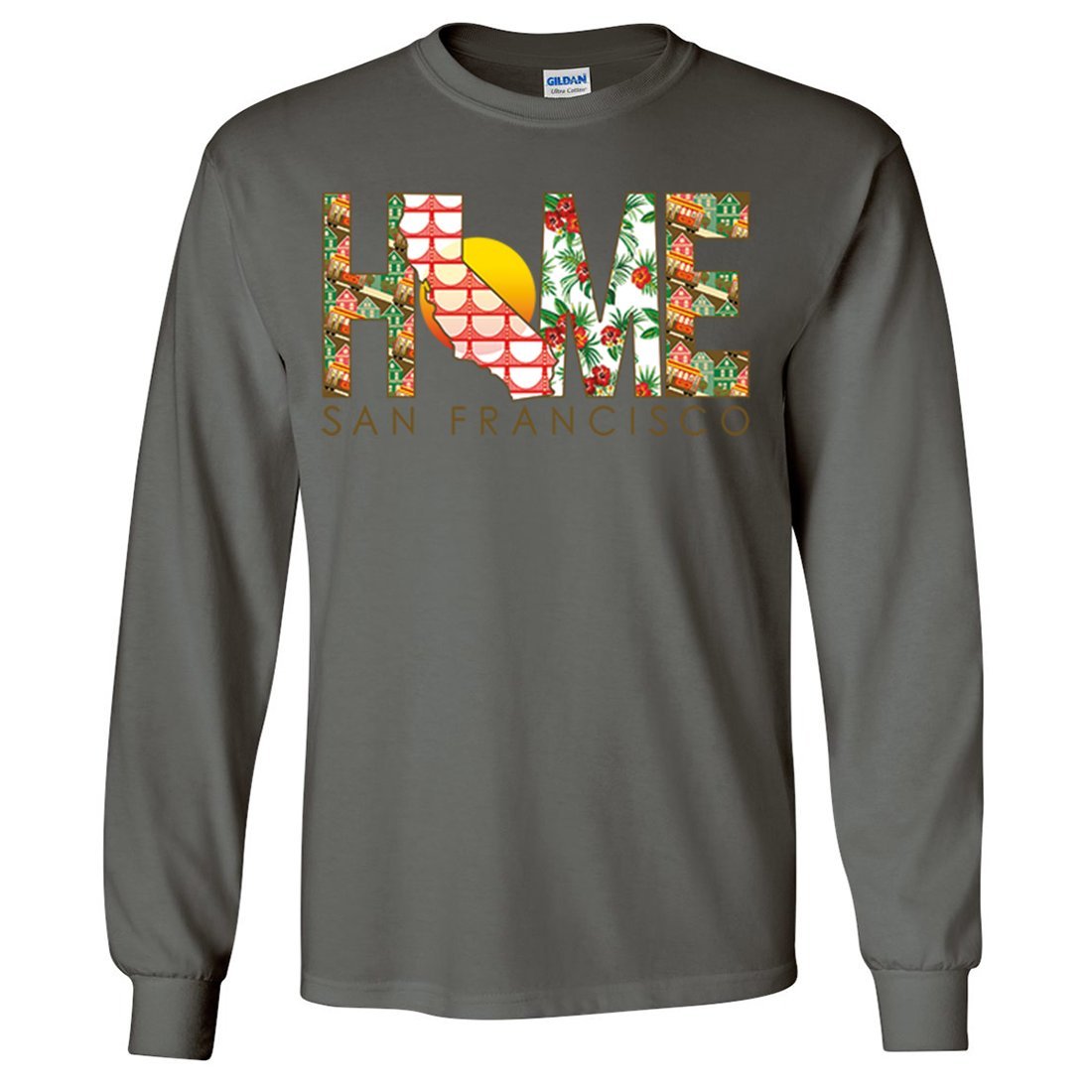 San Francisco Home Long Sleeve Shirt for Men & Women - Comfortable Casual Wear for Travel, Work, and Everyday Outfits