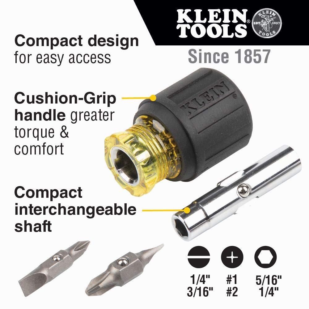 Klein Tools 4-Piece Electrician Tool Set with Pliers, Screwdrivers & Bits - Professional Electrical Repair Kit for Home, Office & DIY Projects