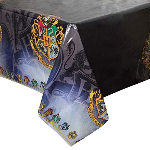 Harry Potter Birthday Party Decorations Set - 16-Piece Bundle with Dessert Plates, Napkins, Table Cover & Birthday Banner | Perfect for Themed Parties, Kids Celebrations & Magical Events