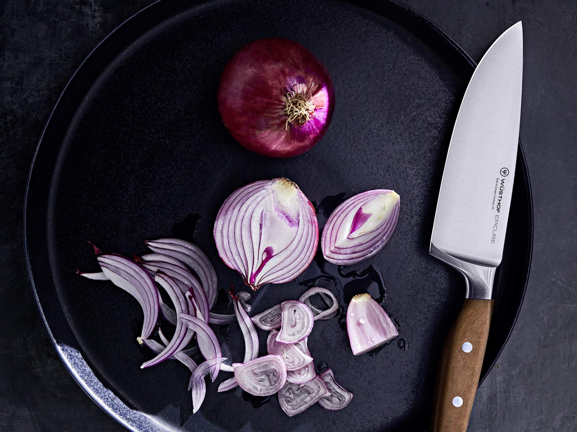 Wüsthof Epicure 8-Inch Cook's Knife - High Carbon Stainless Steel Chef Knife for Professional Cooking - Perfect for Slicing, Dicing & Chopping Vegetables, Meat & Herbs