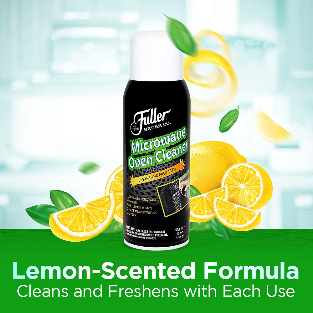 Fuller Brush Microwave Oven Cleaner - Commercial Micro Foam Cleaning Spray & Deodorizer for Convection Ovens, Turbo Ovens & Kitchen Appliances | No Fumes, Removes Grease & Odors | Perfect for Deep Cleaning & Maintaining Sparkling Kitchens