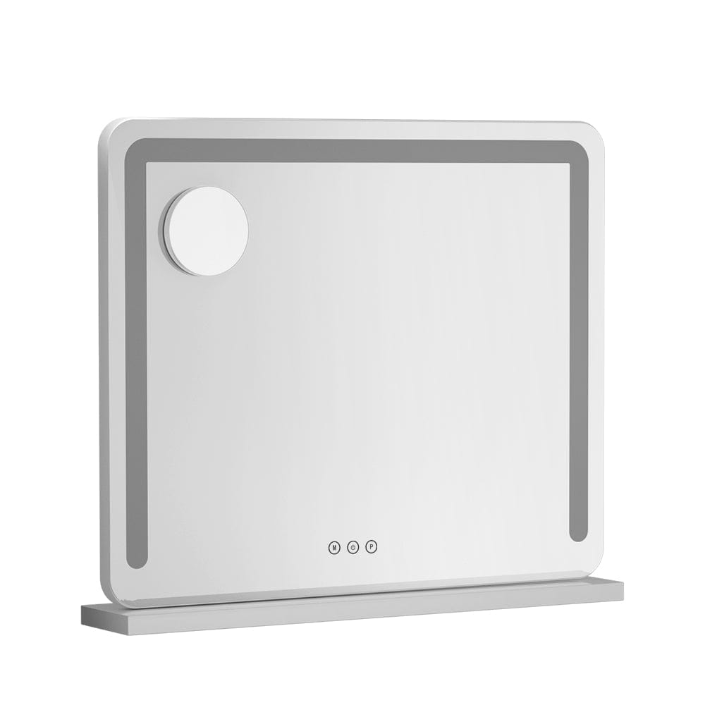 Embellir Hollywood Vanity LED Makeup Mirror with Lights - 50X60CM White Cosmetic Mirror for Professional Makeup Application, Home Dressing Room & Beauty Salon Use