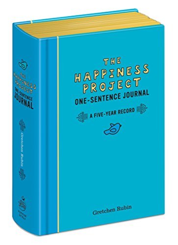 The Happiness Project One-Sentence Journal: 5-Year Memory Book for Daily Gratitude & Self-Reflection - Perfect for Personal Growth, Mindfulness Practice & Gift Giving