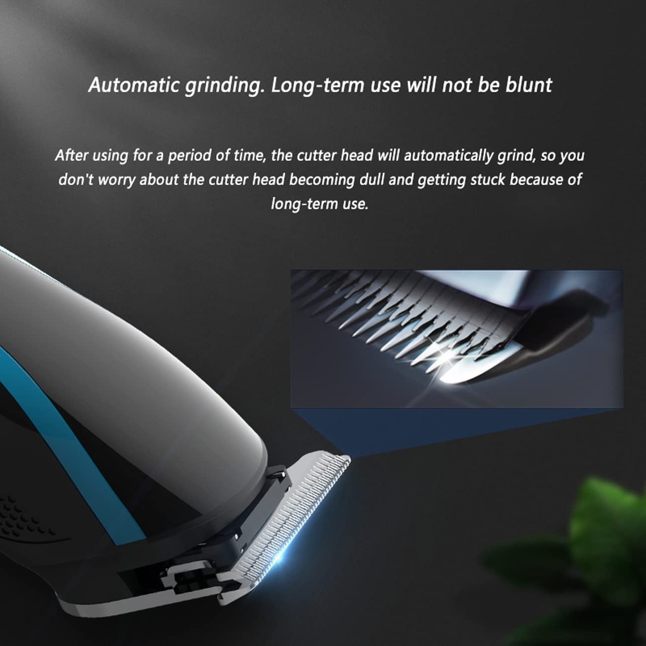 Professional 6-in-1 Hair Clipper Kit for Men - Cordless Hair Trimmer Set with Nose/Ear Trimmer, Beard Groomer & Stubble Trimmer | Perfect for Home Barbering, Travel Grooming & DIY Haircuts
