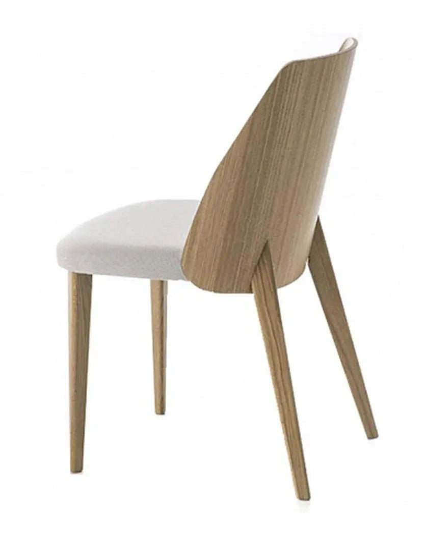 Bross Shell Dining Chair - Modern & Comfortable Wooden Seat for Kitchen, Dining Room, or Office - Perfect for Home Decor & Entertaining