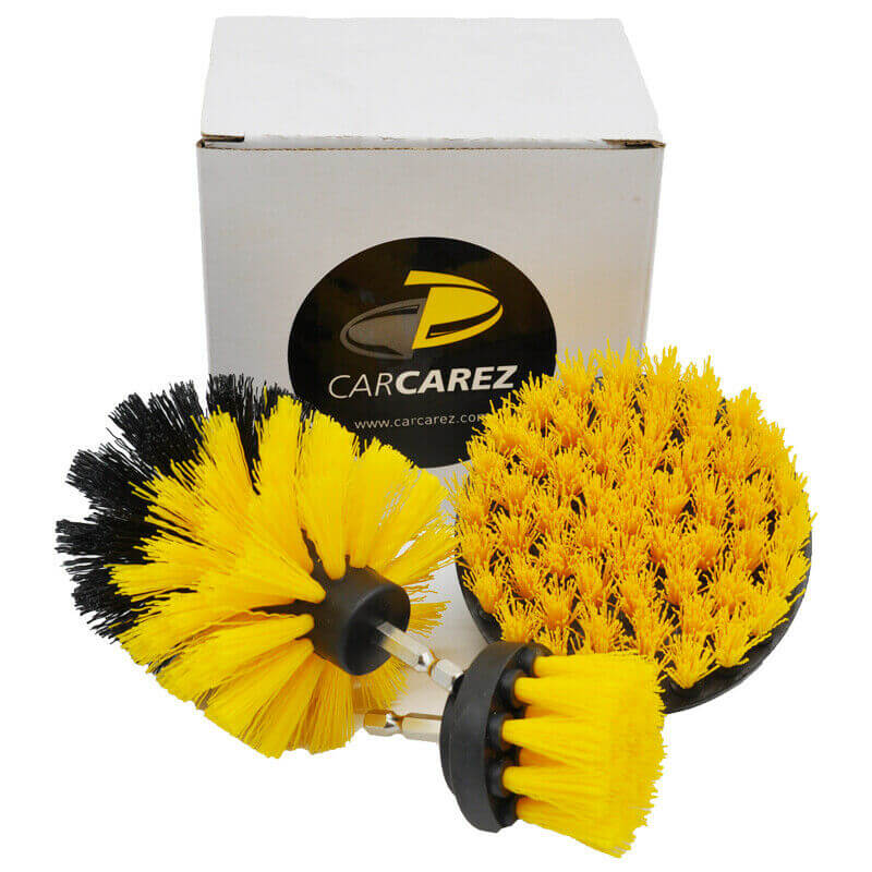 Multi-Surface Power Scrubber Cleaning Kit (3-Piece Set) - Electric Cleaning Brush for Bathroom, Kitchen, Tile, Grout & Car Detailing - Rechargeable Deep Cleaning Tools with 3 Brush Heads