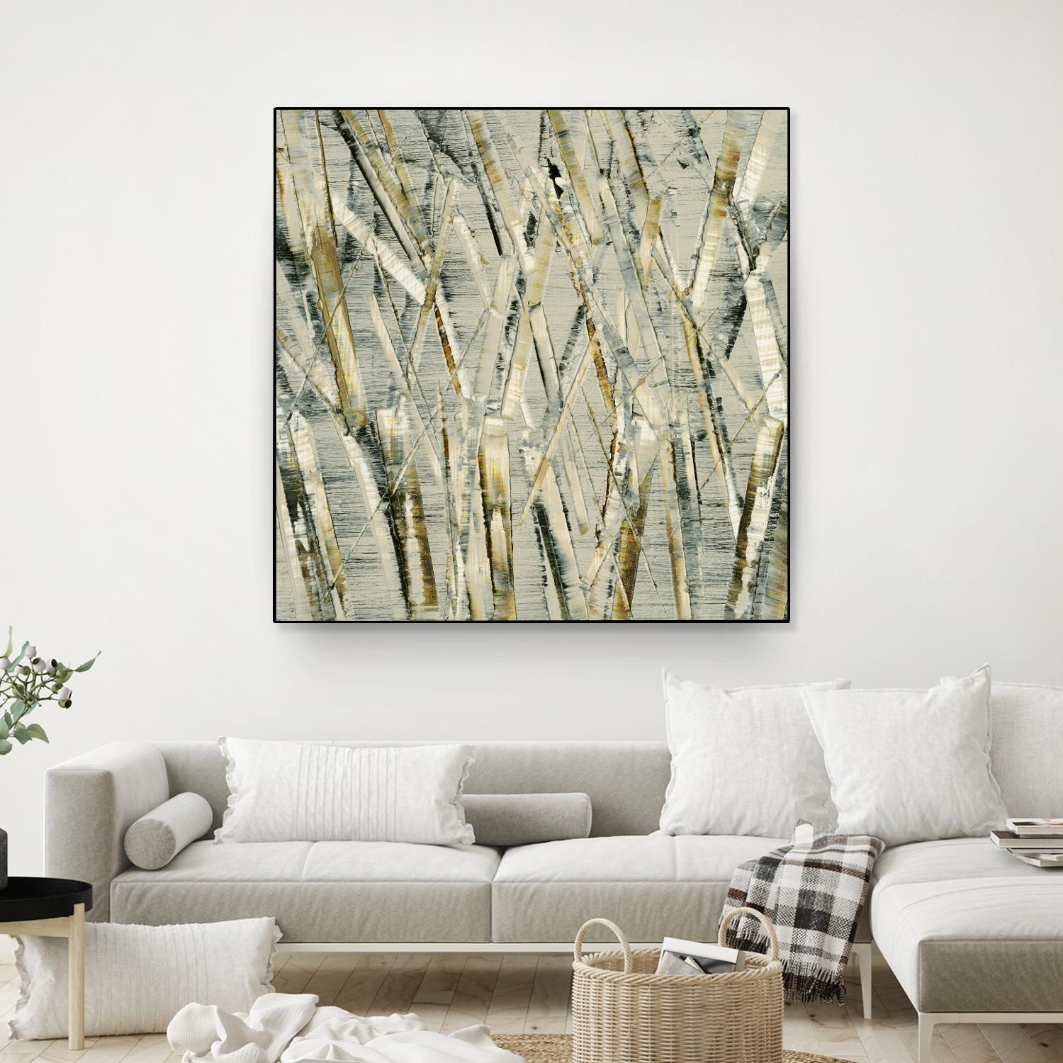Birches V - Premium Handmade Wooden Home Decor for Living Room, Bedroom & Office | Rustic Wall Art & Shelf for Modern Farmhouse, Boho & Scandinavian Style Interiors