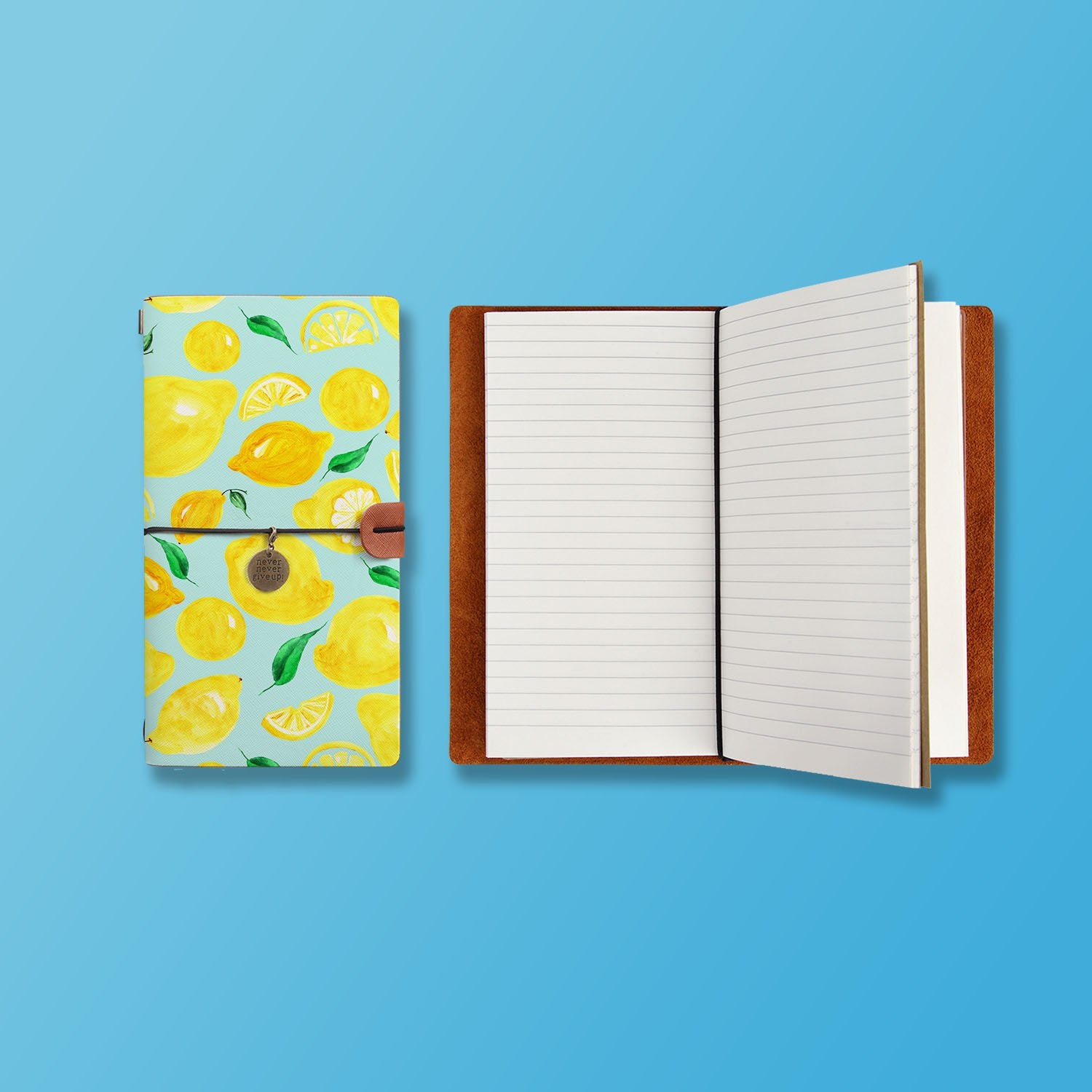 Premium Leather Traveler's Notebook Journal - Refillable Vintage Writing Diary for Men & Women - Perfect for Journaling, Sketching & Travel Adventures