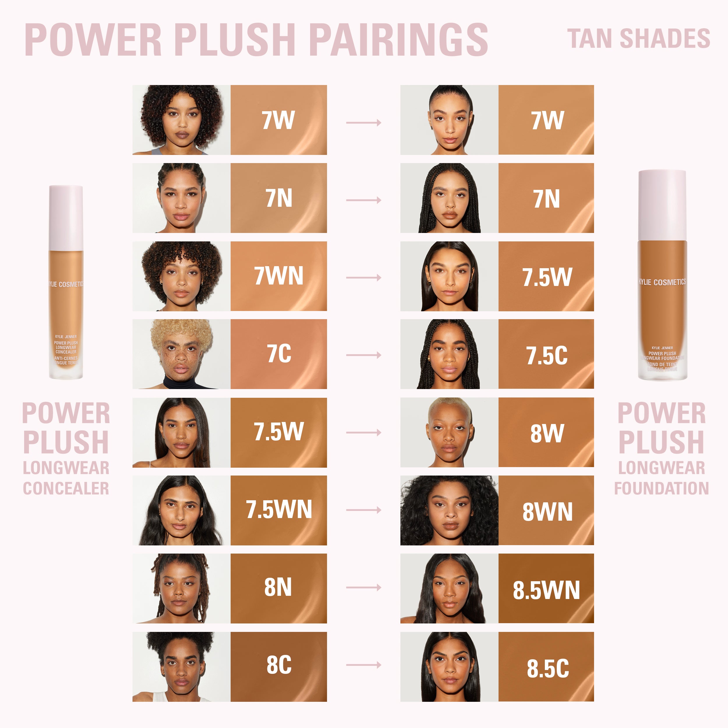 Power Plush Foundation & Concealer Duo - Full Coverage Makeup for Flawless Skin - Perfect for Daily Wear, Special Occasions & Photo Shoots