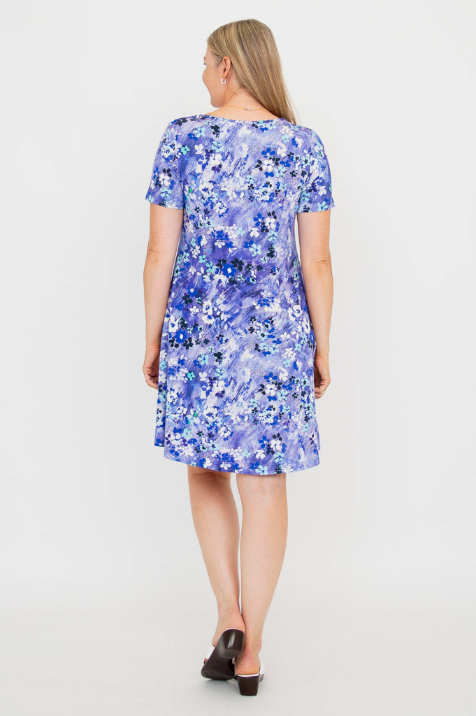Stylish Lanai Short Sleeve Summer Dress - Breathable Bamboo Fabric for Women | Perfect for Beach Vacations, Garden Parties & Casual Outings