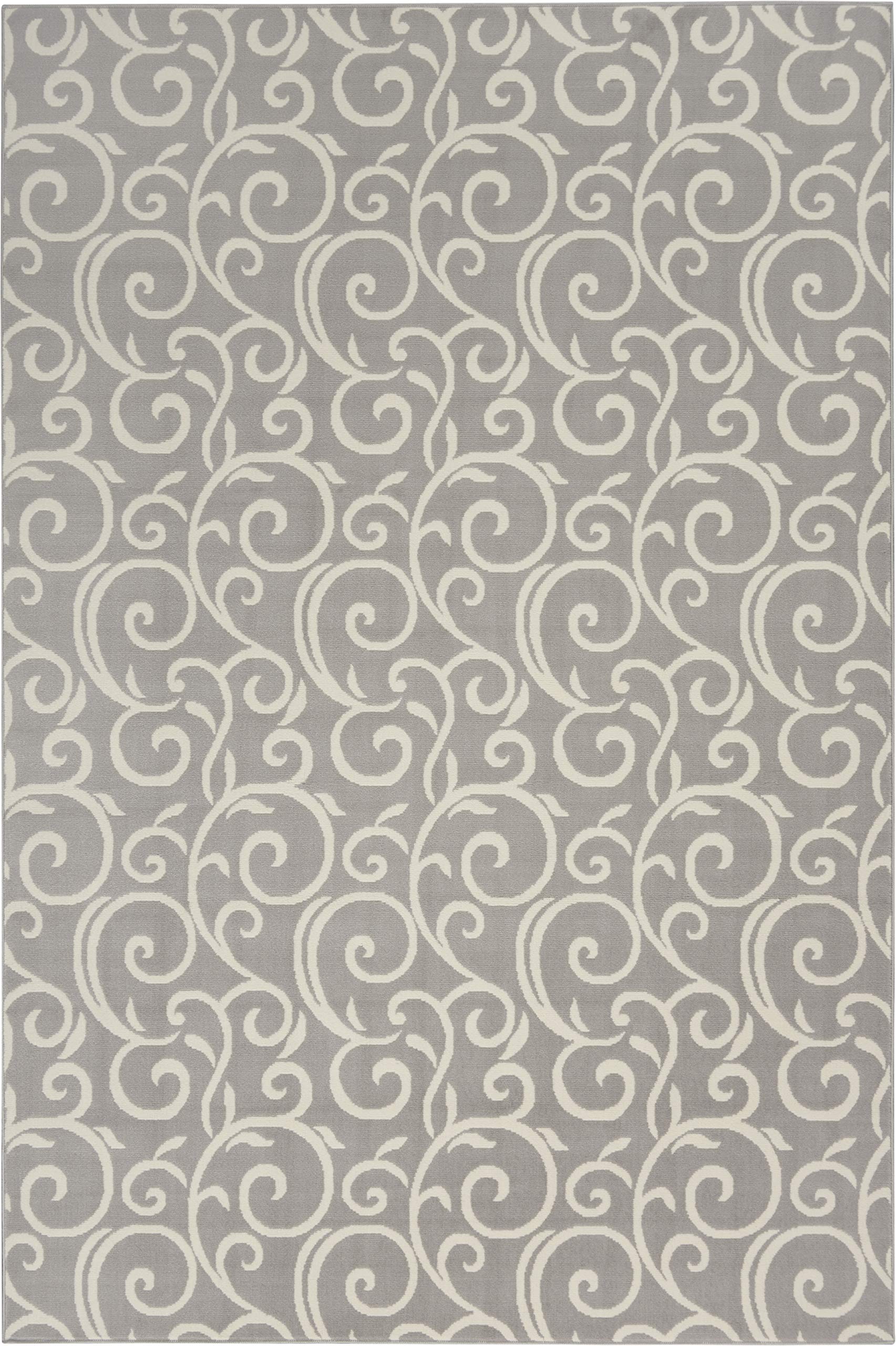 Nourison Grafix Bohemian Grey 5'3