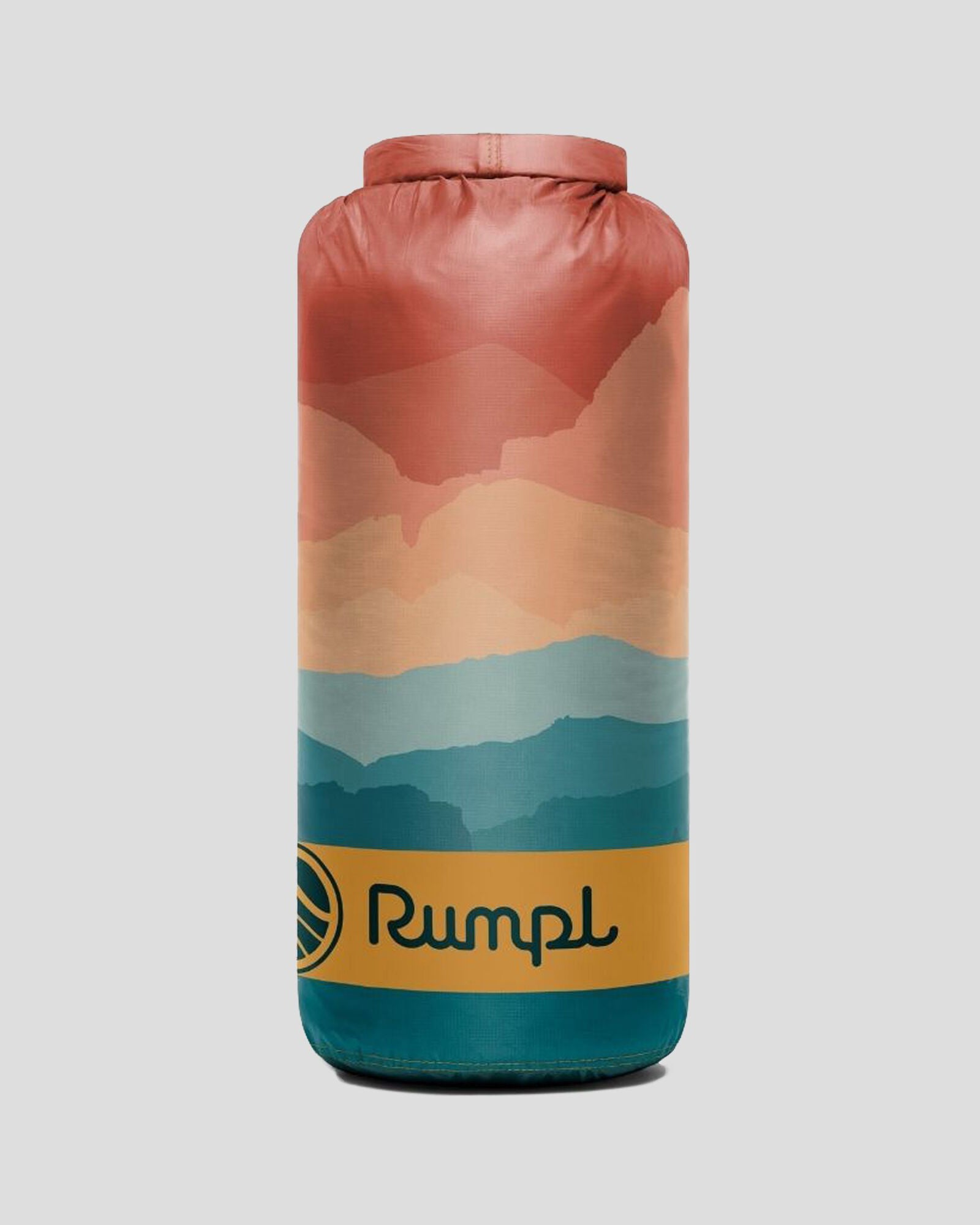 Rumpl Original Puffy Blanket - Rocky Mountain Sunset Fade | Premium Outdoor Camping Blanket for Hiking, Picnics & Travel