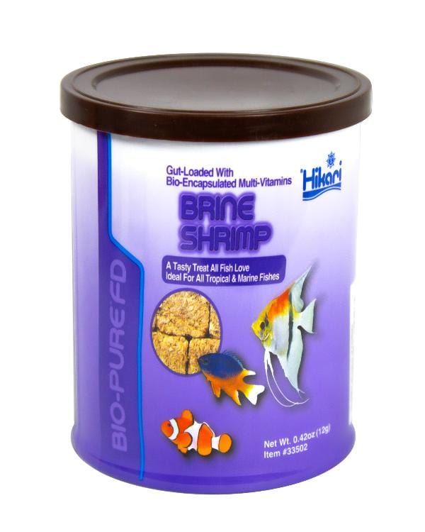 Premium Hikari Freeze Dried Brine Shrimp - High Protein Fish Food for Tropical & Marine Fish - Perfect for Aquarium, Reef Tanks & Pond Feeding