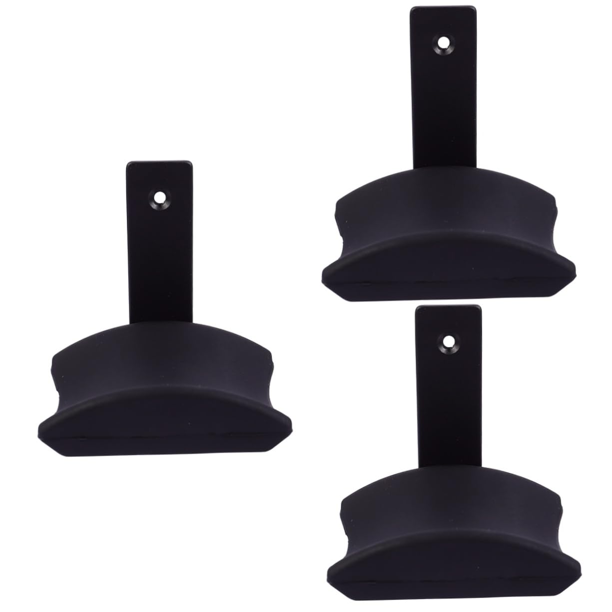 Holibanna 3-Pack Universal Under Desk Headphone Stand Holder with Soft Pad - Space Saving Headset Organizer for Gaming, Office & Home Workspace Accessories
