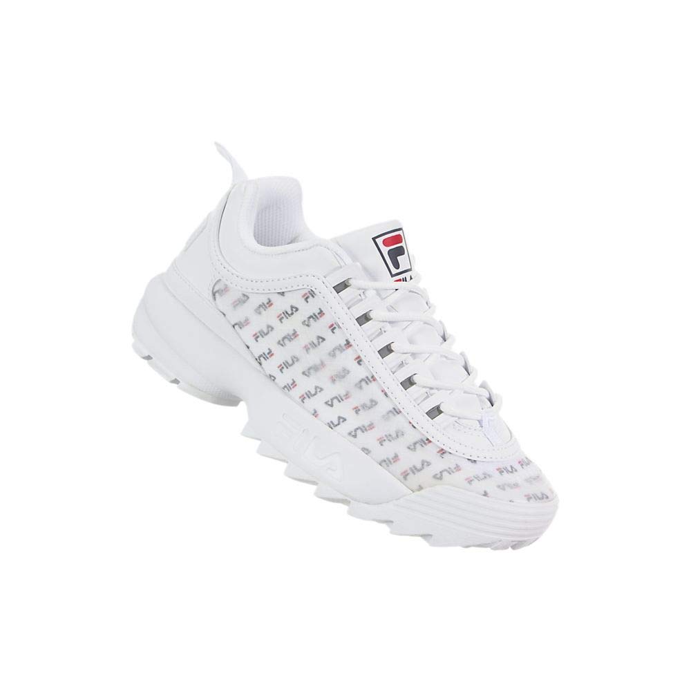 Fila Disruptor II Sneakers - Women's Chunky Platform Shoes with Clear Logos | Fashion Athletic Shoes for Running, Gym & Casual Wear