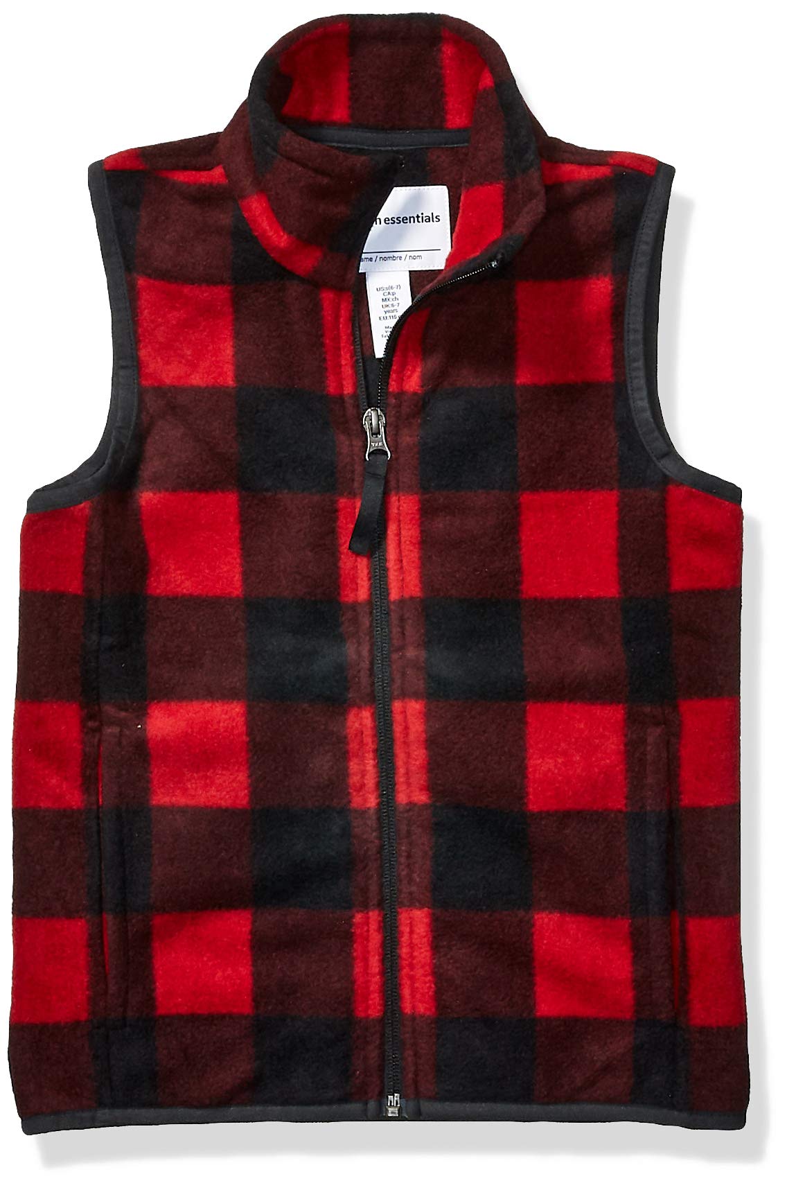 Amazon Essentials Boys' & Toddlers' Polar Fleece Vest - Warm Winter Layering for Outdoor Play & School Activities